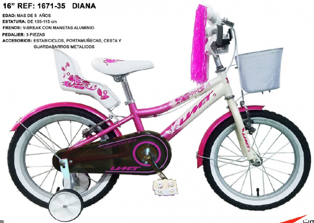 BICICLETA UMIT DIANA 16