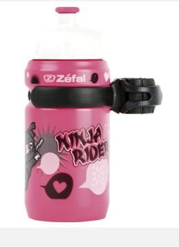 BOTE AGUA ZEFAL INFANTIL NINJA RIDER rosa