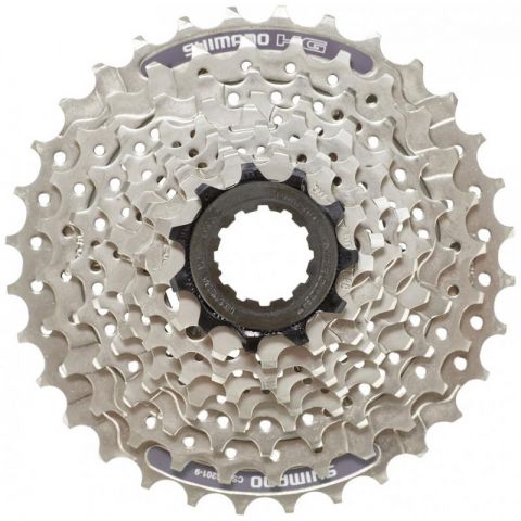 CASSETTE SHIMANO  MTB 9V 11-34 HG-201-9 PLATA