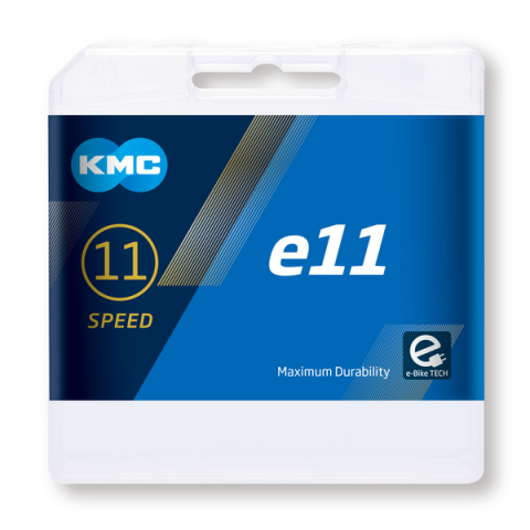 CADENA KMC E11 11VEL MAX.DURABILITY+CONECTOR 122L