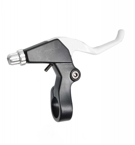 MANETAS FRENO-V-BRAKE ALUMINIO NEGRO/BLANCO, 2 DED