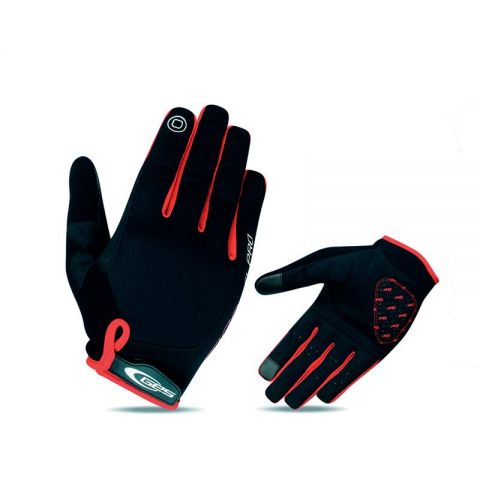 GUANTE LARGO GES  GEL PRO T-S NEGRO/ROJO