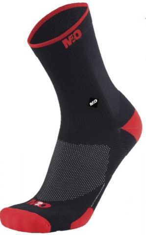 CALCETINES M2O 3/4 T-L NEGRO/ROJO COMPRESION