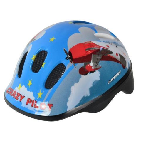 CASCO INFANTIL MOON AZUL  T-M CON AVIONES