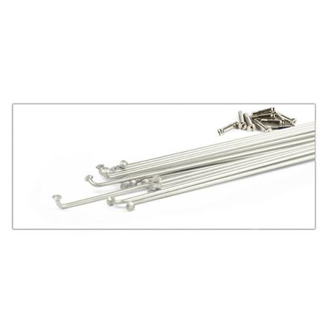 RADIO DE ACERO INOX 276*2.0MM PLATA